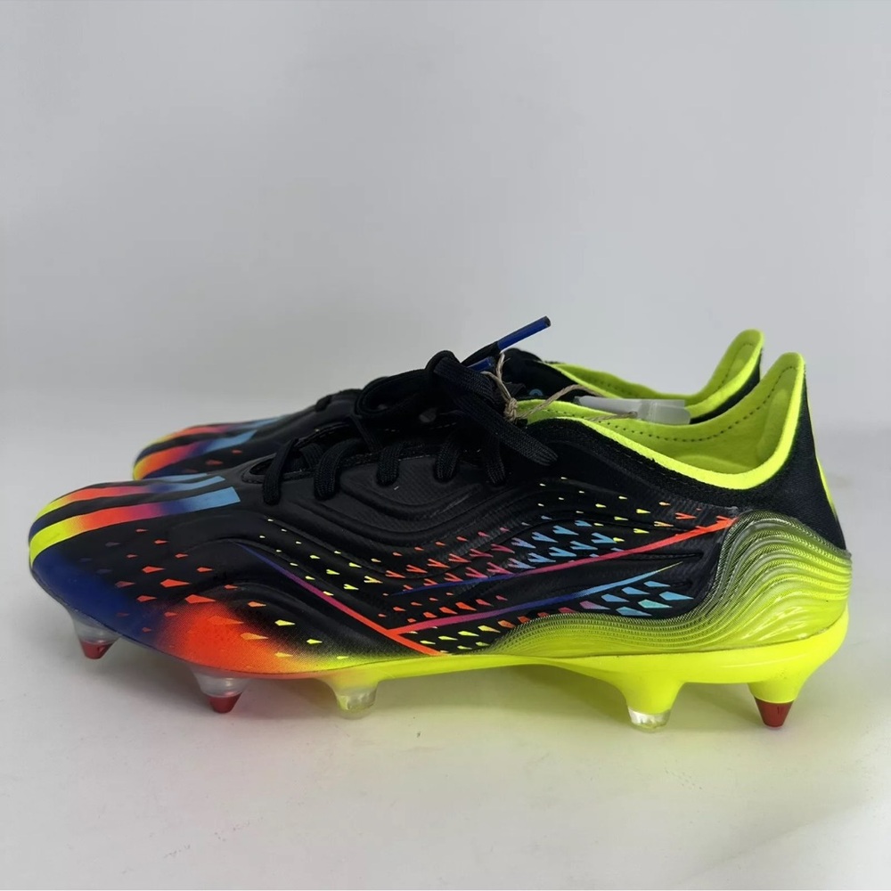 Adidas Copa Sense+ SG Soccer Cleats Black Multi Color GZ1359 Men's 9/Women's 10.